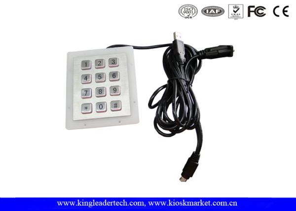 RS232 Interface Industrial Numeric Keypad 12 key for Access Control Device