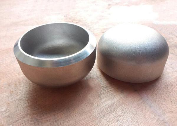 1/2 - 60 Size Stainless Steel Pipe Fittings Seamless End Cap High Strength