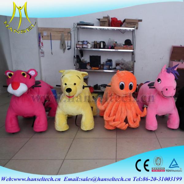 Hansel electric riding animals 4 whees bikes baby horse rider places with rides for kids amusement family ride on car