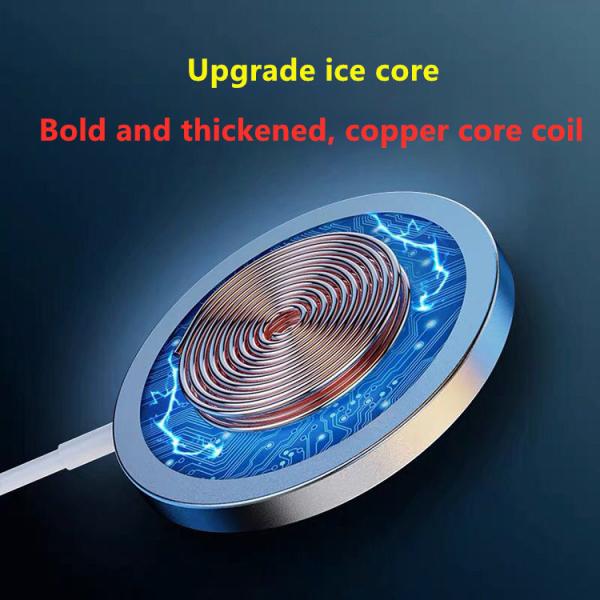 Заряжатель 110-205KHZ телефона ПК огнеупорный 15W Magsafe для мобильного телефона