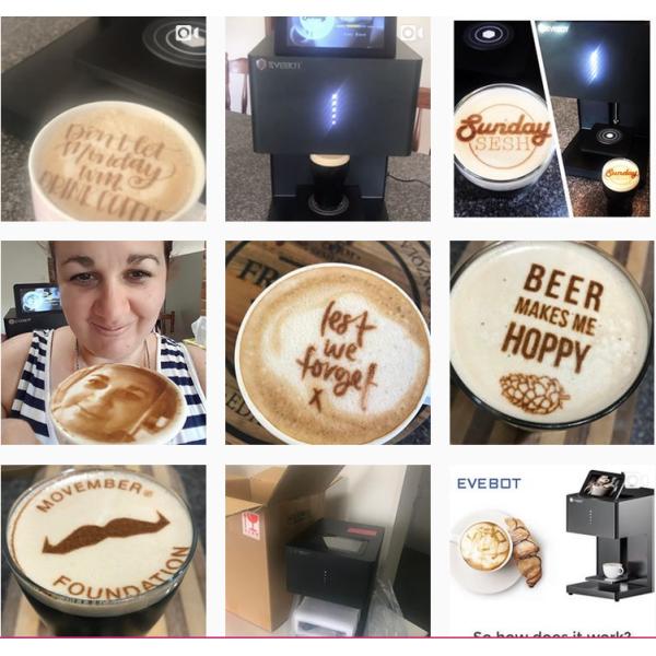 600dpi Solution Кофейная печатная машина пищевой принтер Wi-Fi 802.11b/G/N