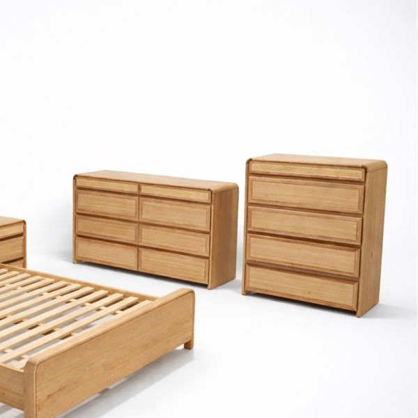 American Classic Solid Wood Complete Bedroom Set king Size Bed Double Home Room Modern Luxury Wooden Bedroom Furniture Set