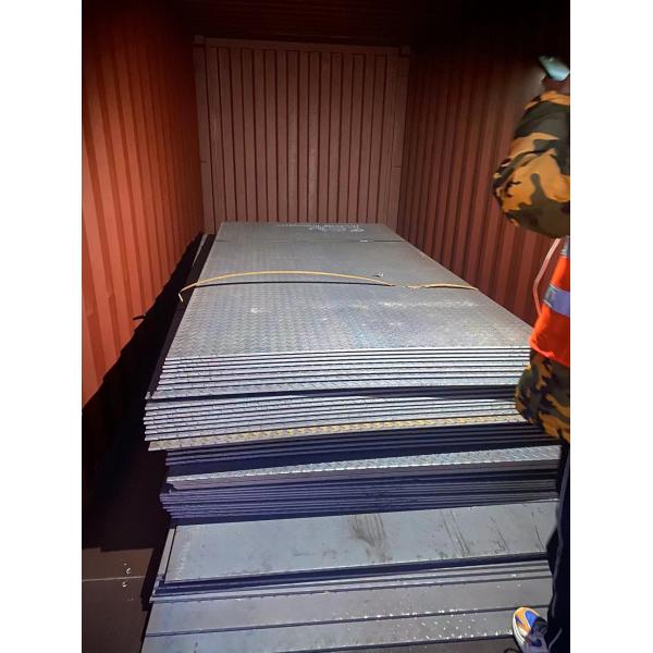 Hot Rolled Checkered Mild Steel Sheet Plate 600mm-1500mm
