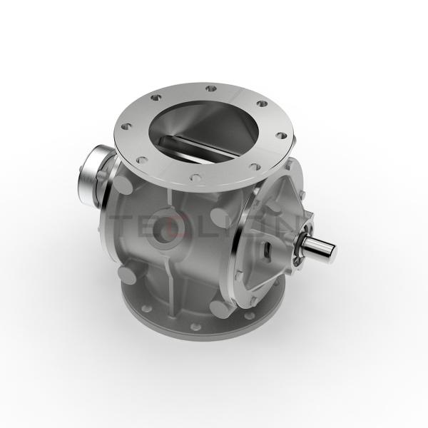 ODM External Bearing Rotary Airlock Feeder Valve For Powder Conveying