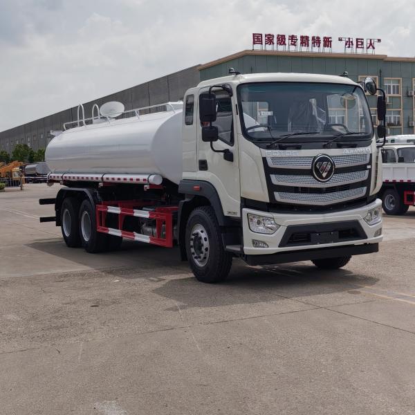 new condition diesel engine fuel bowser truck Euro 5 FOTON 6*4 fuel tanker truck  gasoline refueling truck