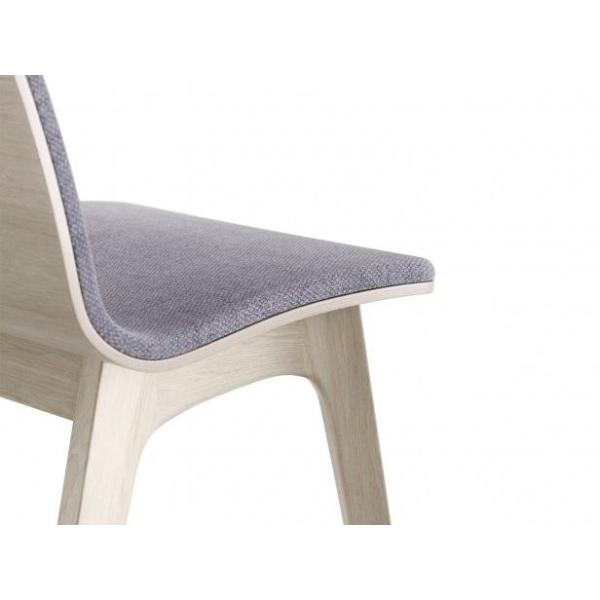 Customized solid wood designer furniture simple hotel dining room deformed dining chair