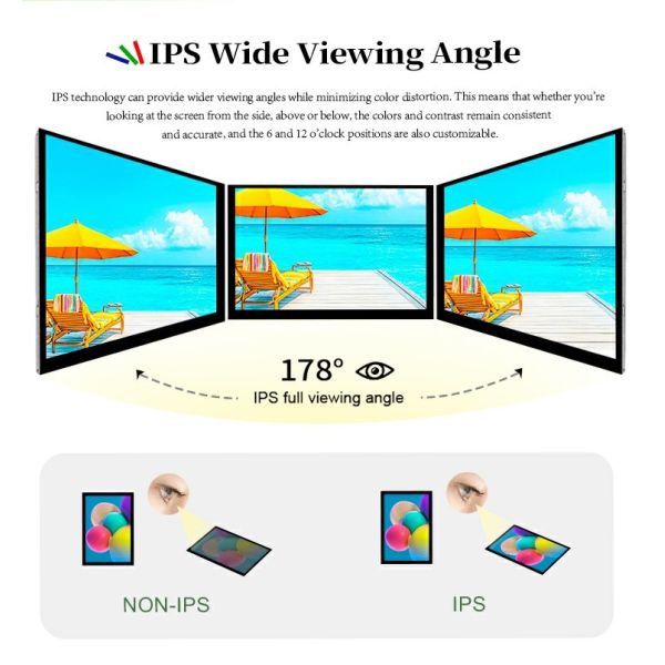 Polcd 2'' 2 Inch 240x320 Resolution ST7789V SPI Interface IPS TFT LCD Screen Lcd Display Module