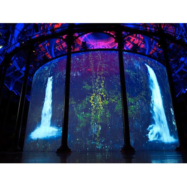 Большая 45 система hologram проекции изображения этапа 3d степени, фольга в 8 x 30 метров