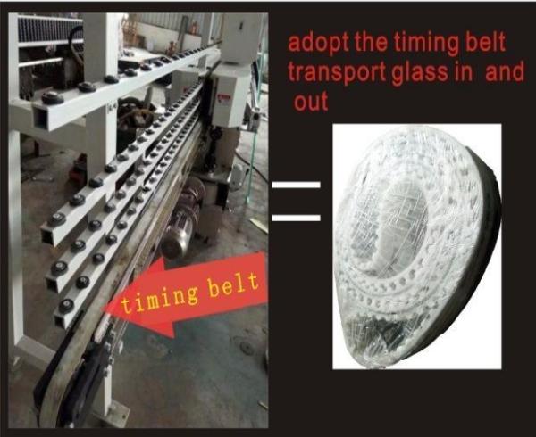 11 Motors Automatic Glass Straight Line Beveling Edging Machine Max.Bevel Width 50mm