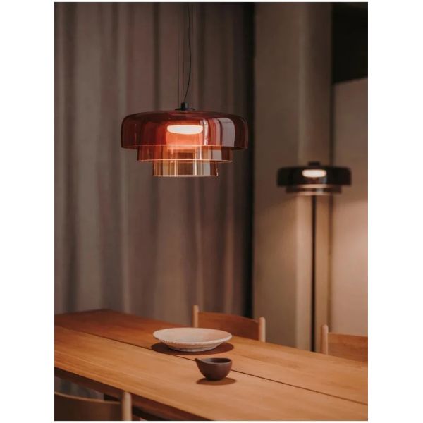 Simple Vintage Glass Lampshade Pendant Lamps Minimalist Dining Room Cafe Bar LED Chandelier (WH-AP-674)