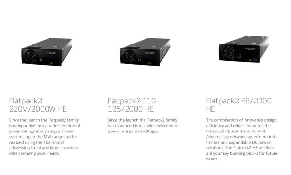 Cabinets extérieurs 48Vdc 700A de télécom de rue d'IP65 Eltek 36KW