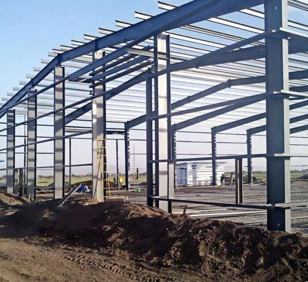 Prefabricated Steel Frame Building Warehouse Workshop Portal Frame