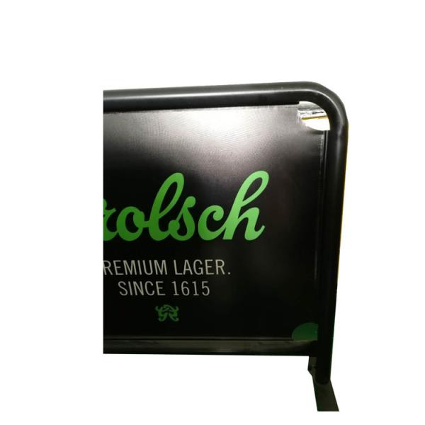 Custom Printed Cafe Wind Barriers , Restaurant Outdoor Barriers Easy Installation