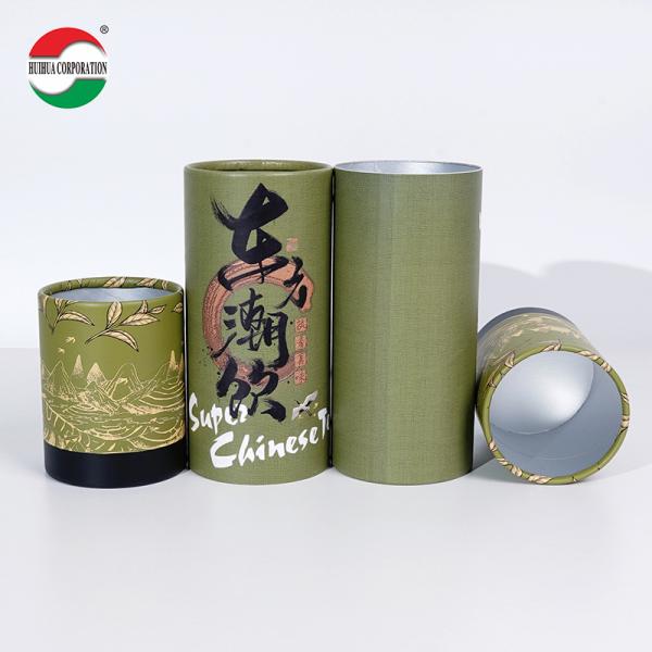 Cylindres de qualité alimentaire Carton papier de thé Emballage en conserve Tubes ronds en papier Canister pour emballage de thé