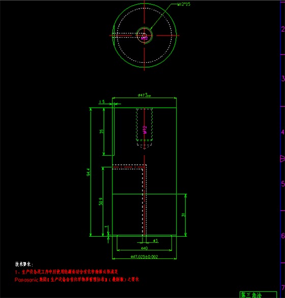 Partie usure du carbure de tungstène perforateur métallique dur à usage industriel