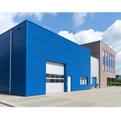 Almacén de estructura de acero personalizado con puertas correderas Q235/Q345