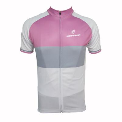 Jérsei feito sob encomenda de ciclagem de Mtb da roupa dos esportes do zíper completo com tela de pouco peso