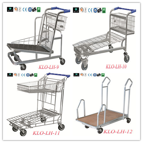 Zinco portátil que chapeia o equipamento 500KGS da loja varejo/o trole gaiola do armazém