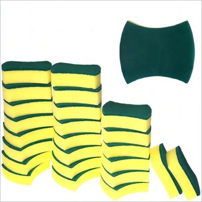9*6*3cm Personalizado DH-A1-11 Esponjas coloridas de lavagem de pratos de cozinha para necessidades personalizadas