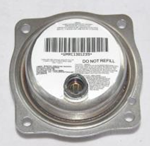 ∅71*H46 サイズ、乗用車向け300000供給能力の高精度金属シェルエアバッグガス発生器