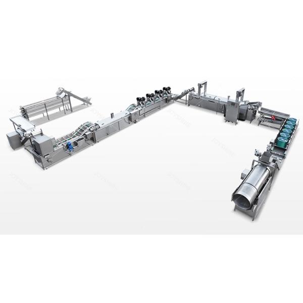 Electric Heating Continuous Conveyor Belt Donut Frying Machine with 580 KG Capacity