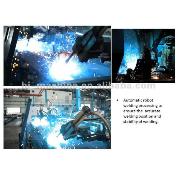 16Ton trailer Axle Assembly with 2 air chamber and decks