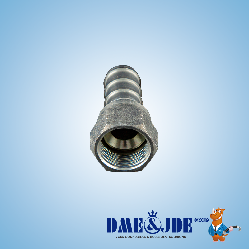 DP1ORM Straight Hydraulic Hose Adaptors Connector Orfs Male Braided Hose And Spiral Hose