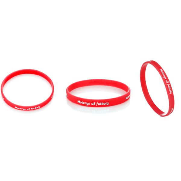 1/4 inch wristbands logo customized debossed ink fill good price