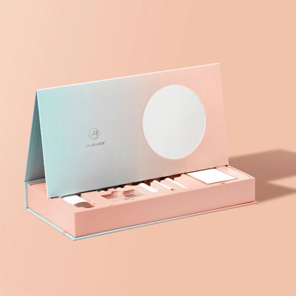 Caixa de empacotamento Eco de Skincare dos cosméticos do papel do cartão amigável