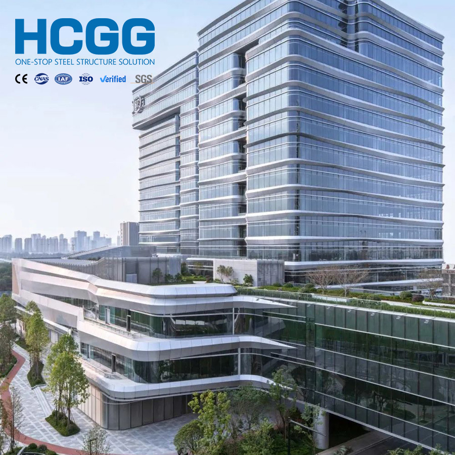 Steel Frame Office Buildings offering modern flexible office environments with durable steel structures and construction for commercial