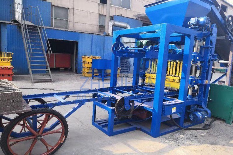 Блок цемента QT4-25 неубедительный делая машину, гидравлический блок Paver делая машину