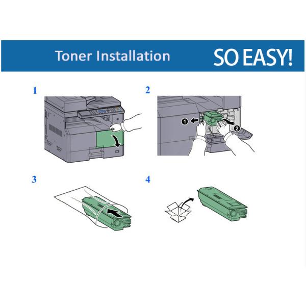Cartucho de tonalizador preto TK420 de Kyocera Ecosys das páginas do rendimento 15000 para as impressoras KM2550