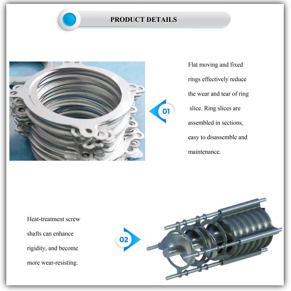 IEPP Factory Manufacturer Supplier Mud Cake Dewatering Scum Treatment Equipment Multi Disc Spiral Screw Press Sludge Dehydrator