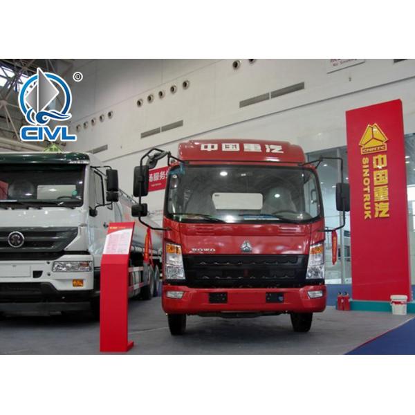 New 4x2 Sinotruk Howo7 Euro 2 Light Duty Trucks 12 Tons Light Duty Cargo Truck with good quality 95 Km / H