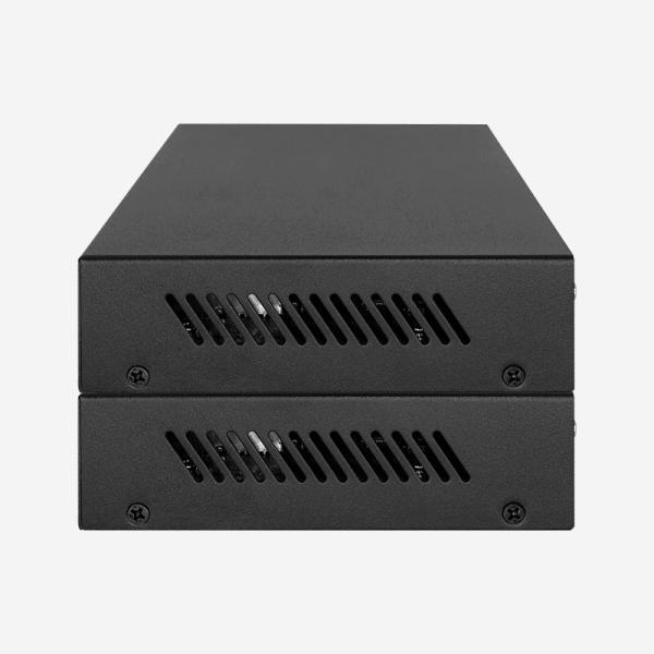 portos RJ45 2G SFP completos espertos fáceis do interruptor 8 10/100/1000M do gigabit da fonte de alimentação de 12V 1A