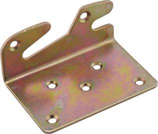 Iron Bed Frame Brackets For Wood Beds , L Shaped Brackets Stamping Technology