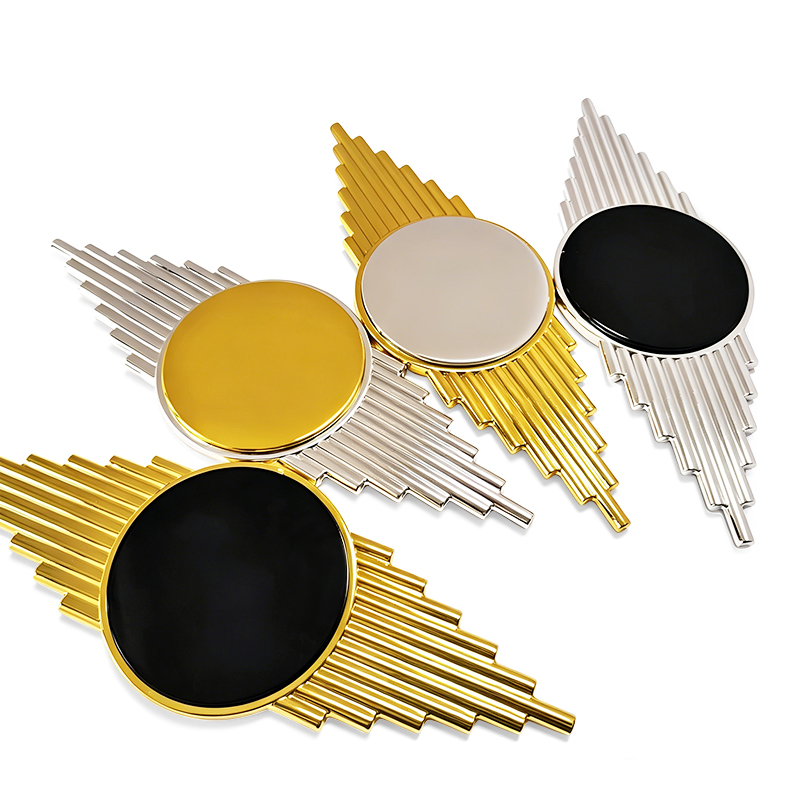Plastic Hardware Decorative Buttons for Sofas Upholstered Furniture & Bedheads Gold and Silver Two-Tone Decorative Accessories
