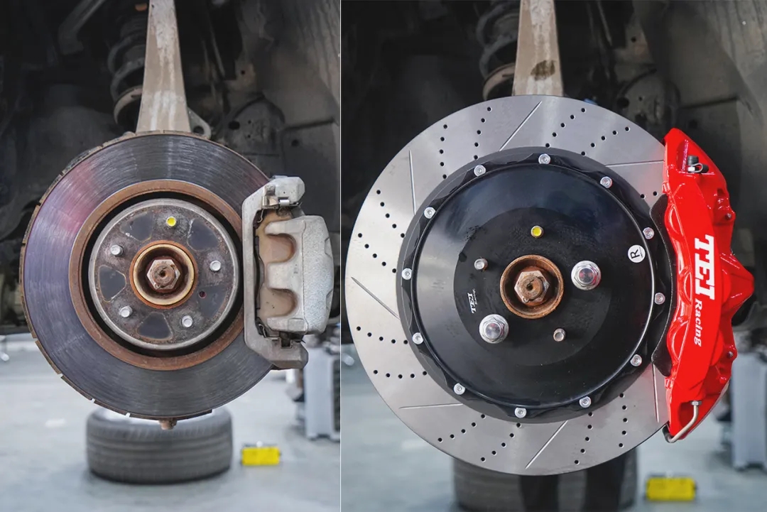 Передний задний большой тормозный калибр Kit One - Piece Forged Caliper Brake For FX35 FX36 FX45 FX50 20