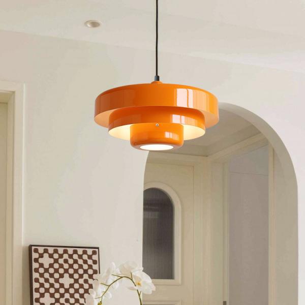 Nordic LED Pendant Light 3 Layers Dark Green Circle Hanging Lamps(WH-AP-584)