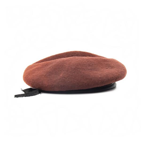 Настраиваемый комфортабельный берет из 100% шерсти для взрослых в непринужденном стиле