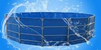 Réservoir de poisson pliable de 0,9 mm en PVC pour la ferme de poissons