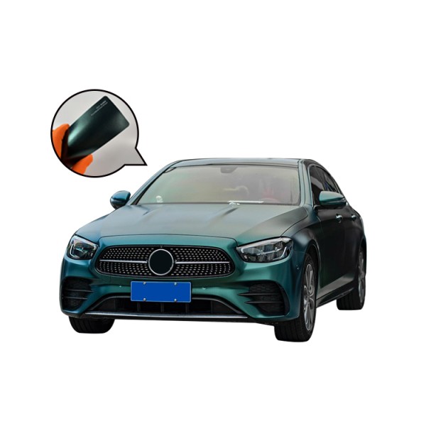 Magic Color Peacock Green Vinyl Car Packaging Film Pvc Decorative Films High Quality Color Changing Film Car Wrap Vinyl Green