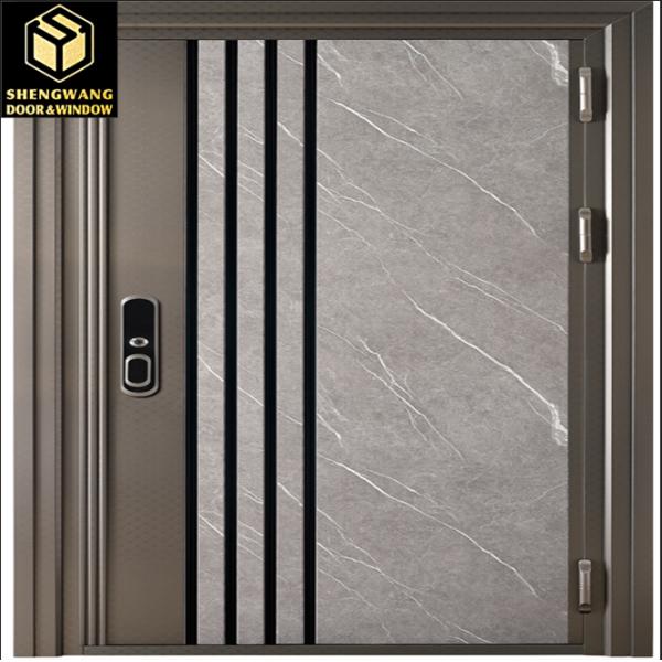 White Brown Aluminum Sliding Glass Door Custom Dimensions Aluminium Glass External Door