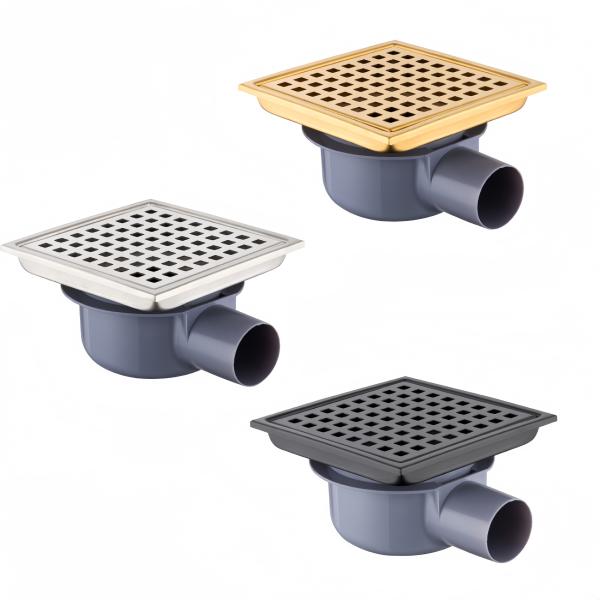 Luxury Bathroom Shower Accessories Floor Drain Premium Stainless Steel Fast Drainage