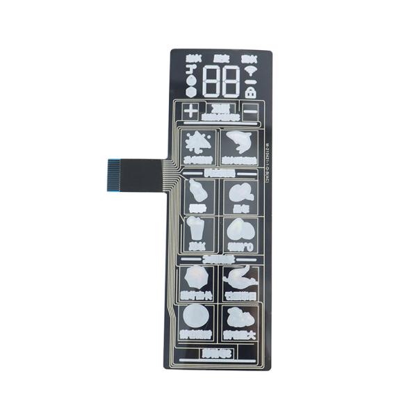 PMMA 2.0mm Capacitive Membrane Switch For Refrigerator Freezer