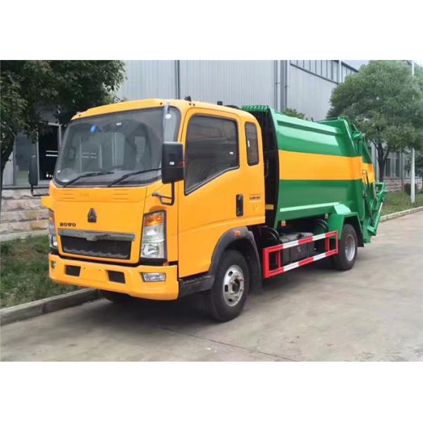 Тележка сборника отхода тележки 5тонс Компактор отброса ХОВО 4С2 8м3 обжала мусоровоз