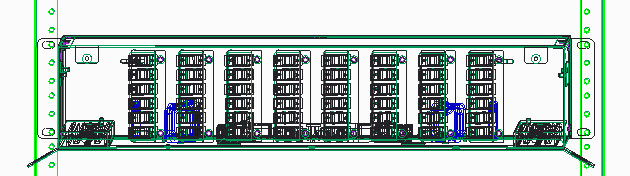 DA-ODU48-SC-S 2U ОДФ тип сцепления блока
