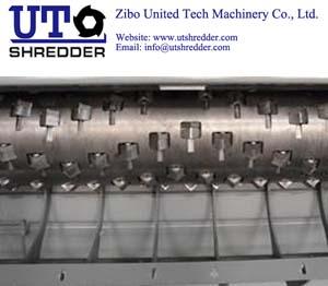 good performance - Single Shaft Crusher S66200automatic Plastic, tire, wood, metal, cable shredding machine crusher