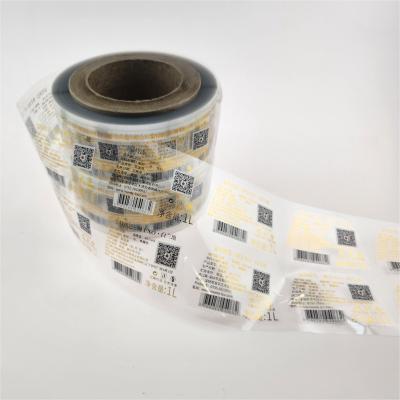 Self Adhesive Pantone Color Brandy Label Printing Cocktail Vodka Wine Bottle Stickers