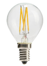 LED Filament 4w P45 400 Lumen Interior bright and energy efficient transparent European bedroom living room lighting